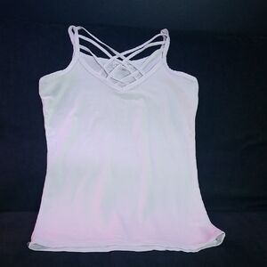 Eye Candy White Strappy Camisole